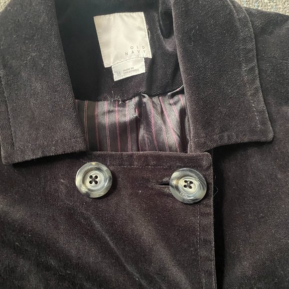 Black felt/velvet jacket - Picture 5 of 10